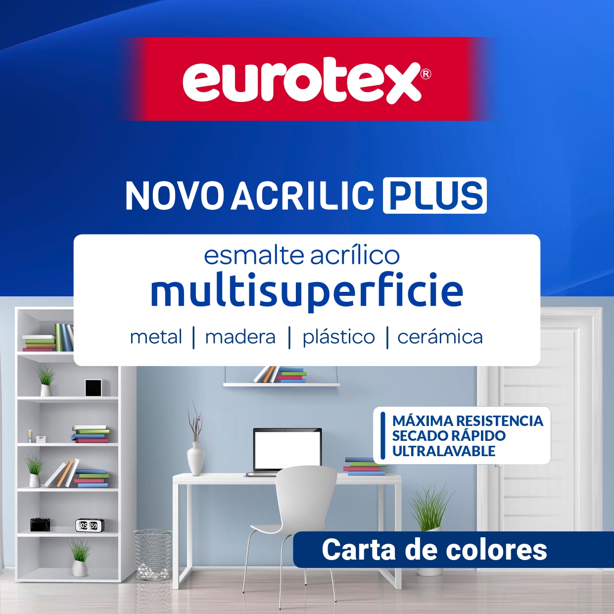 Carta Color Esmalte Acrílico Novo Acrilic Plus