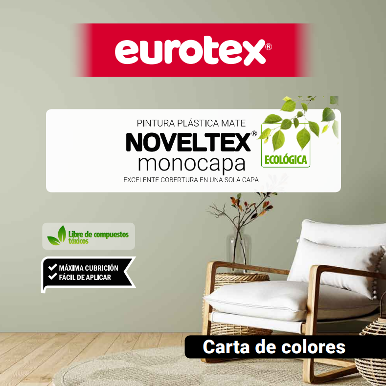 Colores del monocapa Iriplast 2000 Eurotex